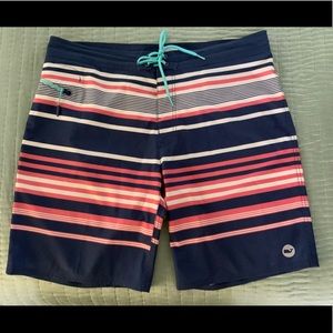 Vineyard Vines Americana Stripe Board Shorts